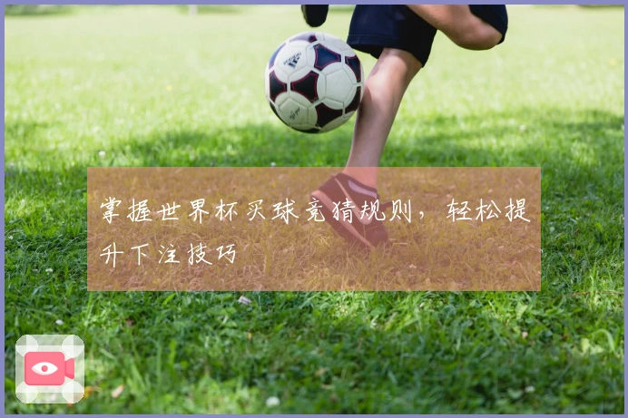 掌握世界杯买球竞猜规则，轻松提升下注技巧
